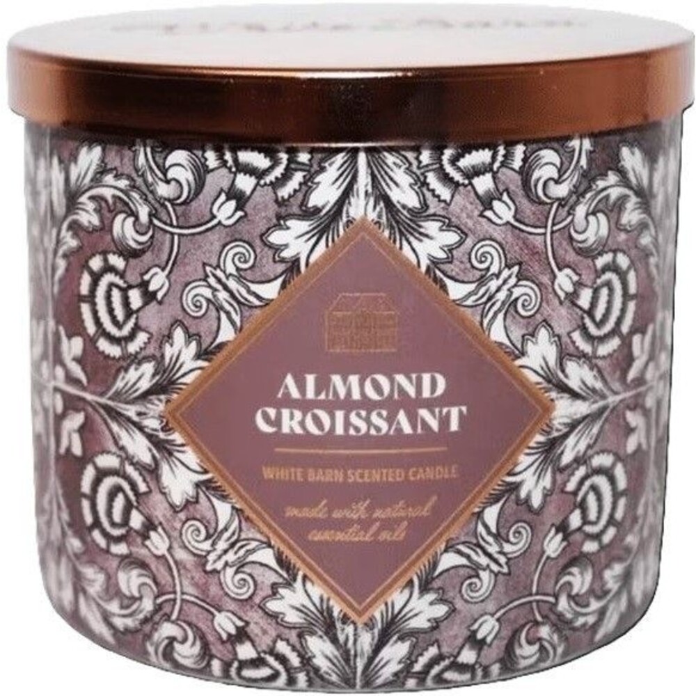 Bath & Body Works 3 Wick Candle ALMOND CROISSANT